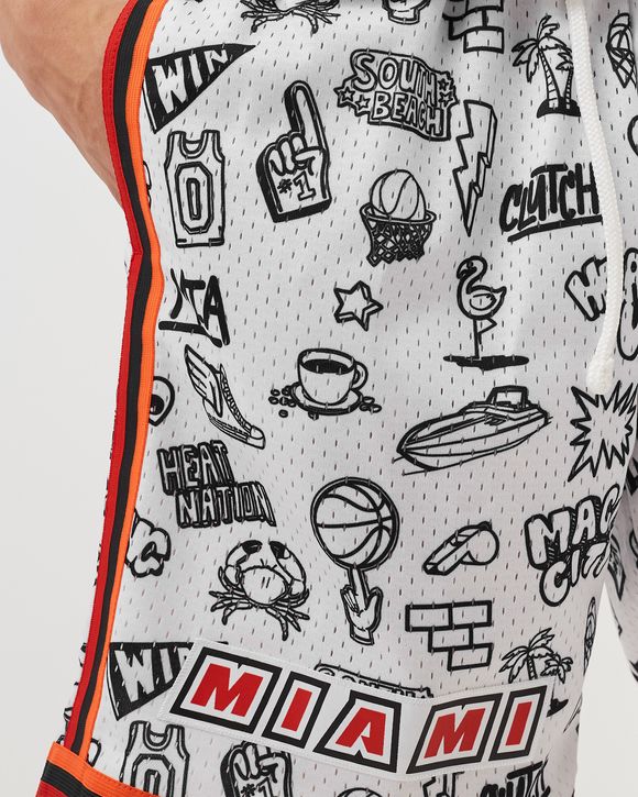 NBA DOODLE SWINGMAN SHORTS HEAT 1996