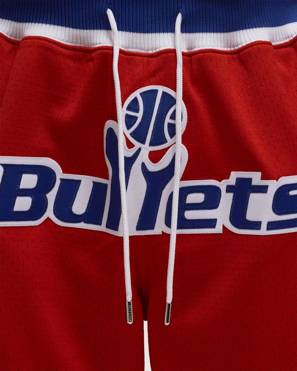 NBA JUST DON HARDWOOD CLASSICS SHORT WASHINGTON BULLETS 1993