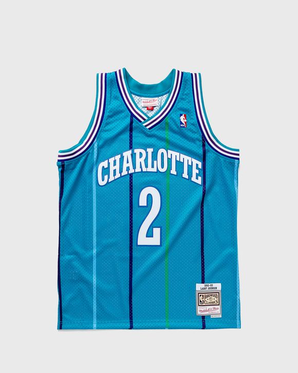NBA Swingman Jersey Charlotte Hornets Road 1992-93 Larry Johnson #2