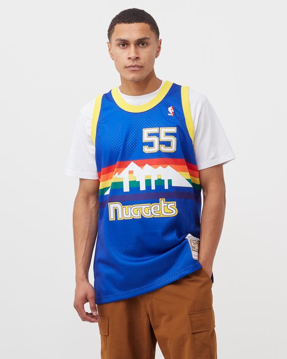 NBA Swingman Jersey Denver Nuggets Road 1991-92 Dikembe Mutombo #55