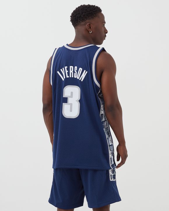 NBA Swingman Jersey Georgetown University 1995-96 Allen Iverson #3