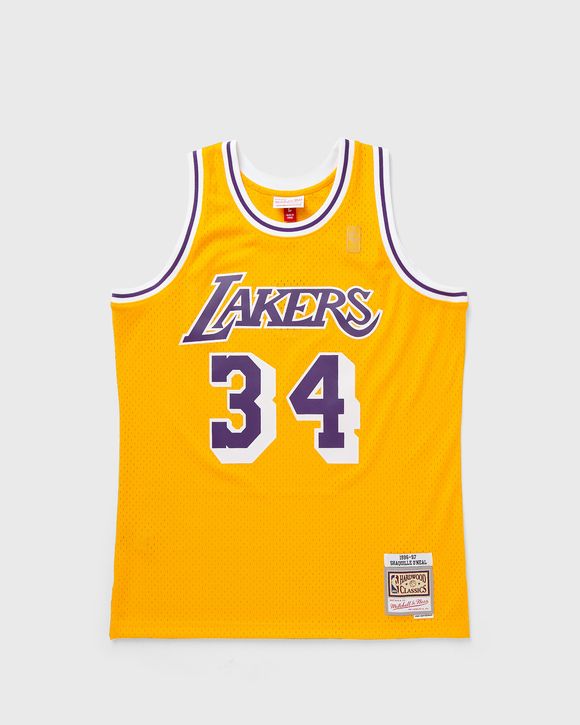 NBA Swingman Jersey Los Angeles Lakers Home 1996-97 Shaquille O'Neal #34