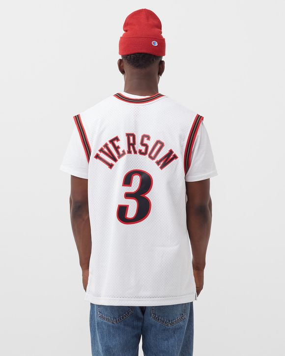 NBA Swingman Jersey Philadelphia 76ers Home 2000-01 Allen Iverson #3