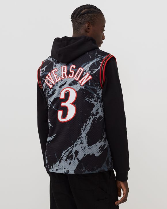 NBA TEAM MARBLE SWINGMAN JERSEY 76ERS 2000 ALLEN IVERSON