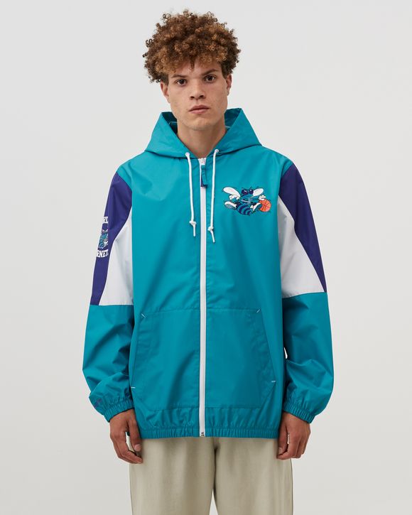 NBA THROW IT BACK FULL ZIP WINDBREAKER HORNETS