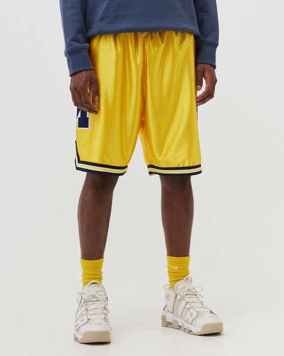 NCAA MAIZE SHORTS UNIVERSITY OF MICHIGAN 1991