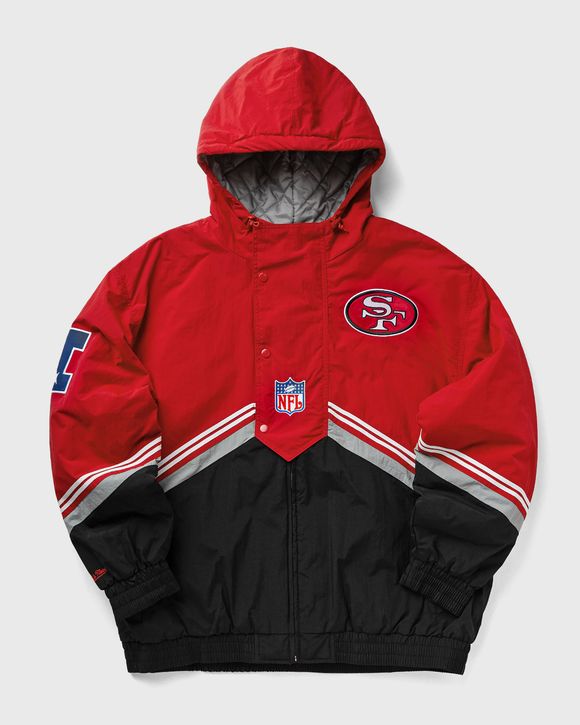 NFL THROW IT BACK RETRO JACKET VINTAGE LOGO SAN FRANCISCO 49ERS