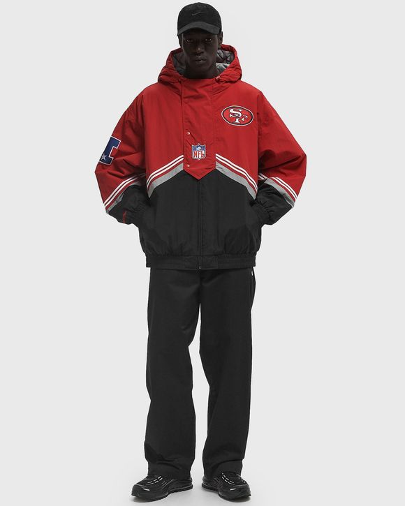 NFL THROW IT BACK RETRO JACKET VINTAGE LOGO SAN FRANCISCO 49ERS
