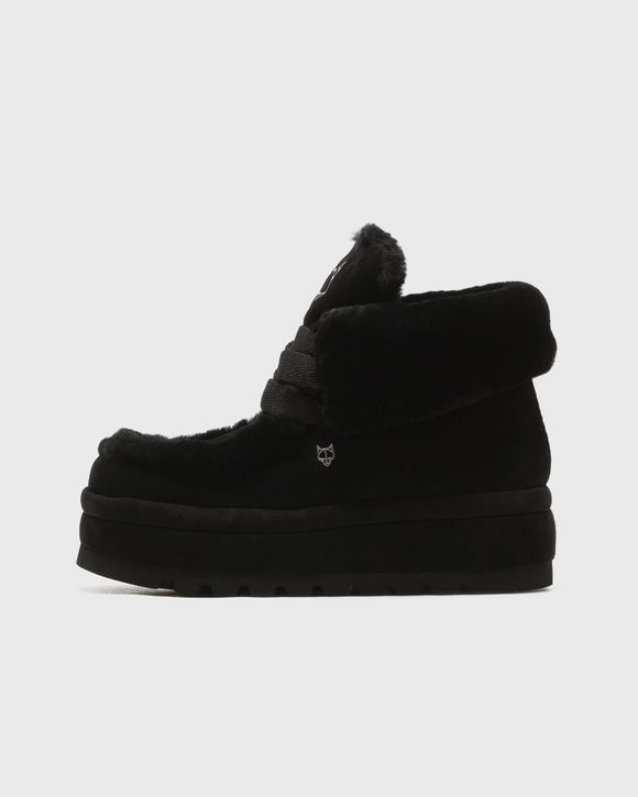 Bambi Black Suede/Shearling
