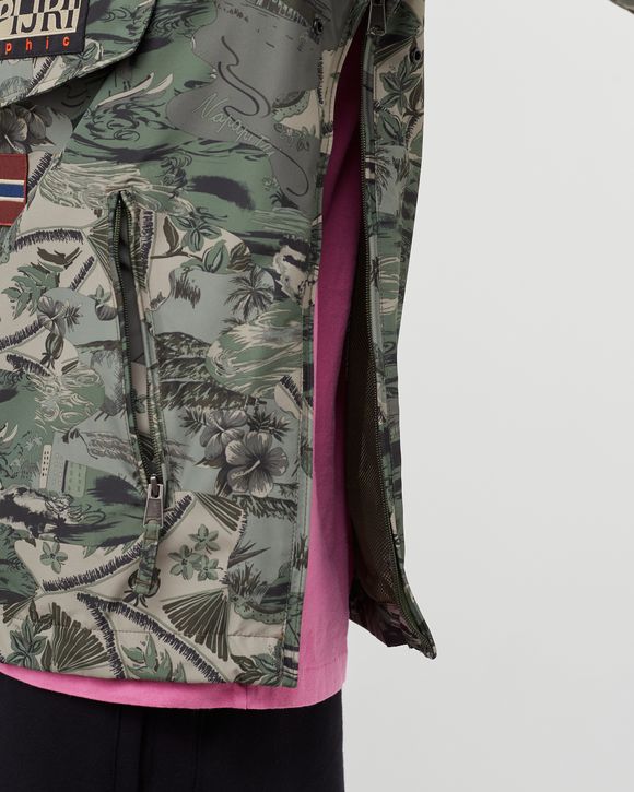 RAINFOREST PRINT 2 POCKET JACKET