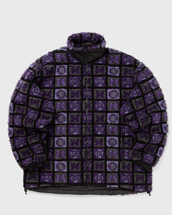 Faux Fur Jacket - Papillon Plaid Pile