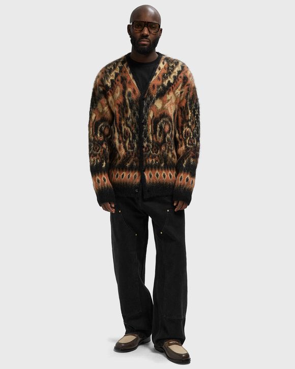 Needles Mohair Cardigan - Paisley Black Orange | BSTN Store