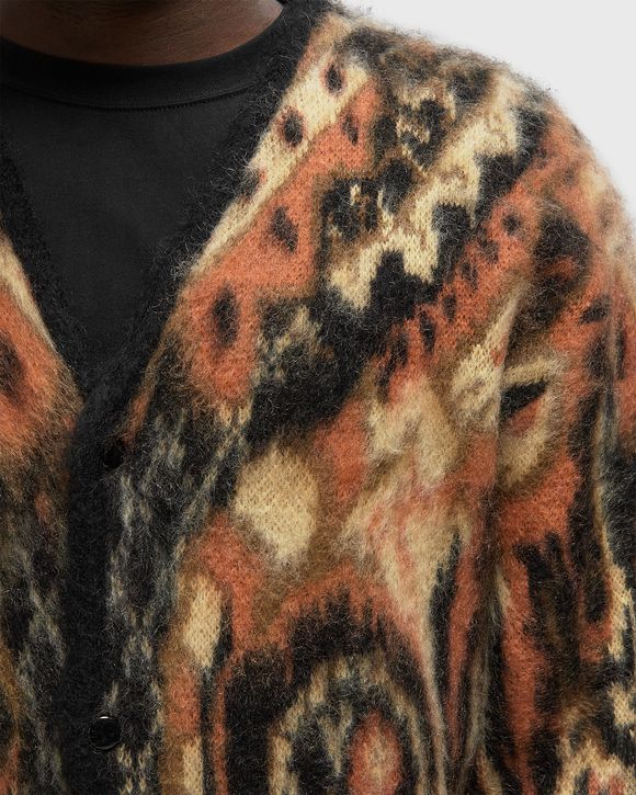 Needles Mohair Cardigan - Paisley Black Orange | BSTN Store