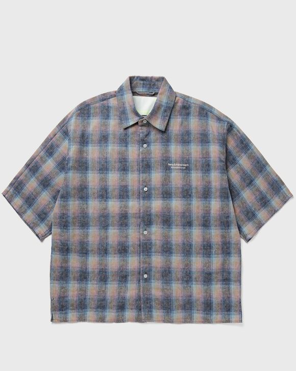 FLANEL SHORT SLEEVE BUTTON-UP