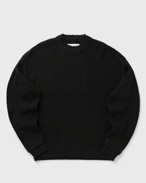 LOGO KNIT RAW EDGE