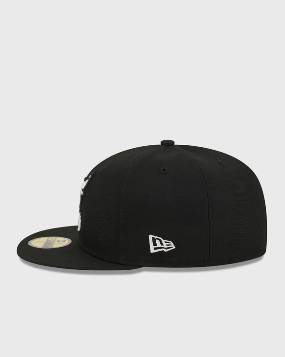 HWC 31587 59FIFTY BLKBLKWHI CHICAGO BULLS