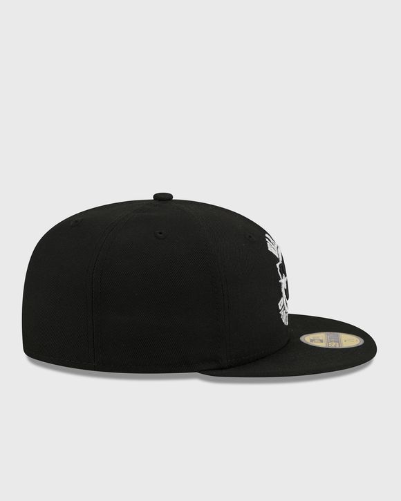 HWC 31587 59FIFTY BLKBLKWHI GOLDEN STATE WARRIORS