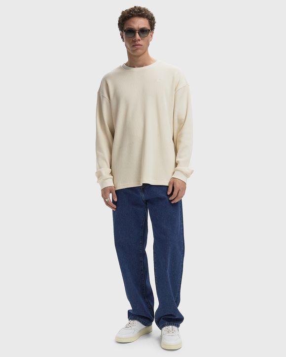 NE LS WAFFLE TEE NEWERA