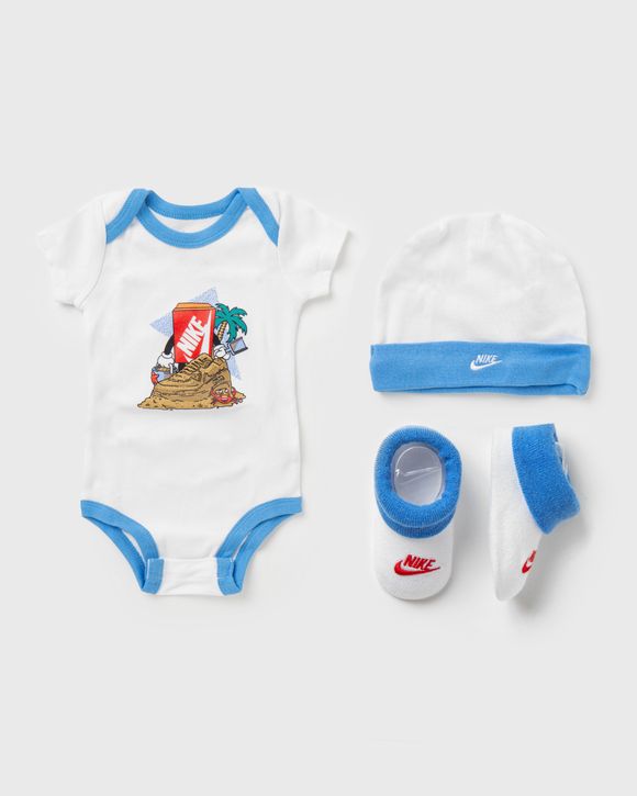 BODYSUIT, HAT, AND BOOTIES 3-PIECE SET