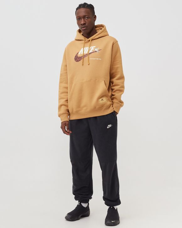 Brushed-Back Pullover Hoodie