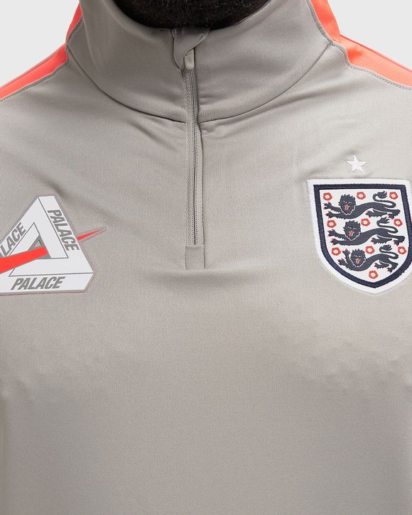 Nike England x Palace Strike Drill Top Grey | BSTN Store