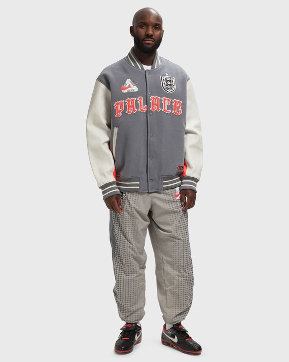 Nike England x Palace Varsity Jacket Grey | BSTN Store