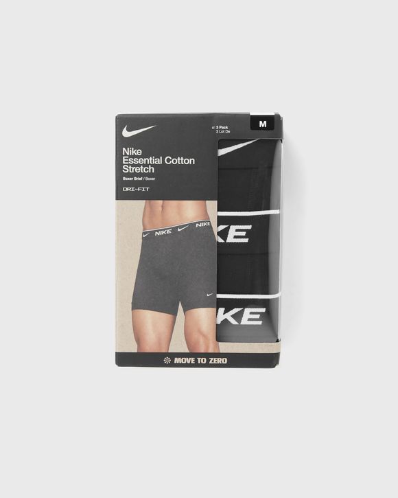 ESSNTIAL COTTON STRC BOXER BRIEF 3PK