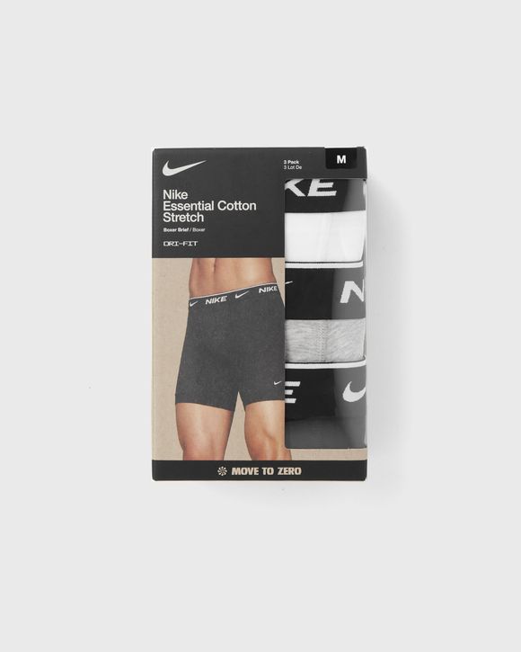 ESSENTIAL COTTON STRETCH BOXER BRIEF 3PK