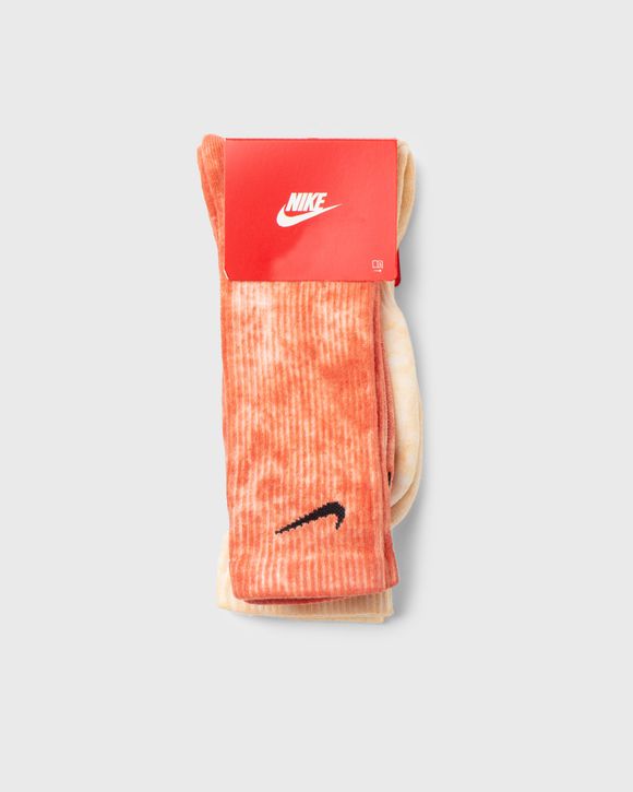 Everyday Plus Cushioned Tie-Dye Crew Socks (2 Pairs)