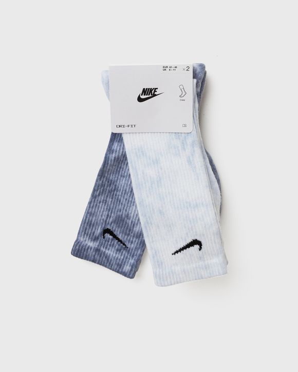 Everyday Plus Cushioned Tie-Dye Crew Socks (2 Pairs)