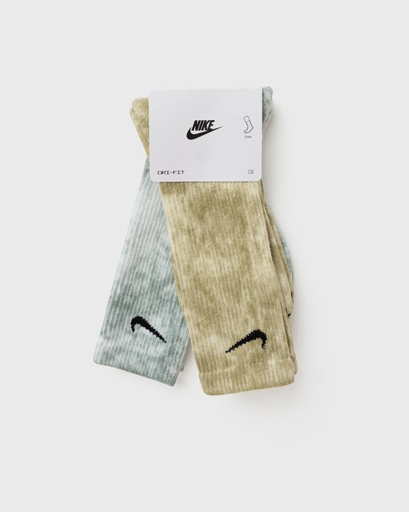 Everyday Plus Cushioned Tie-Dye Crew Socks (2 Pairs)