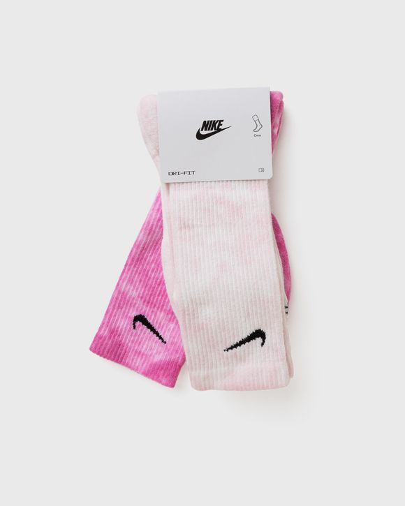 Everyday Plus Cushioned Tie-Dye Crew Socks (2 Pairs)