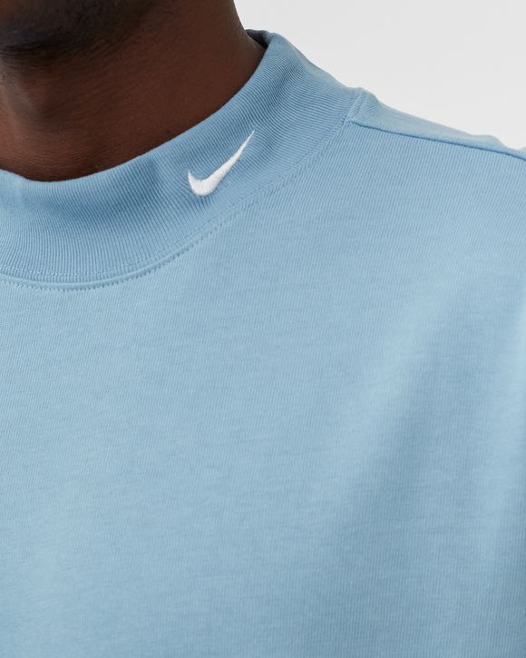 Long-Sleeve Mock Neck Shirt