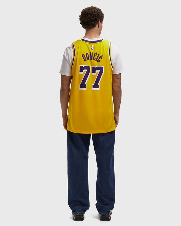 NBA Swingman Jersey Los Angeles Lakers Icon Edition Luka Doncic #77