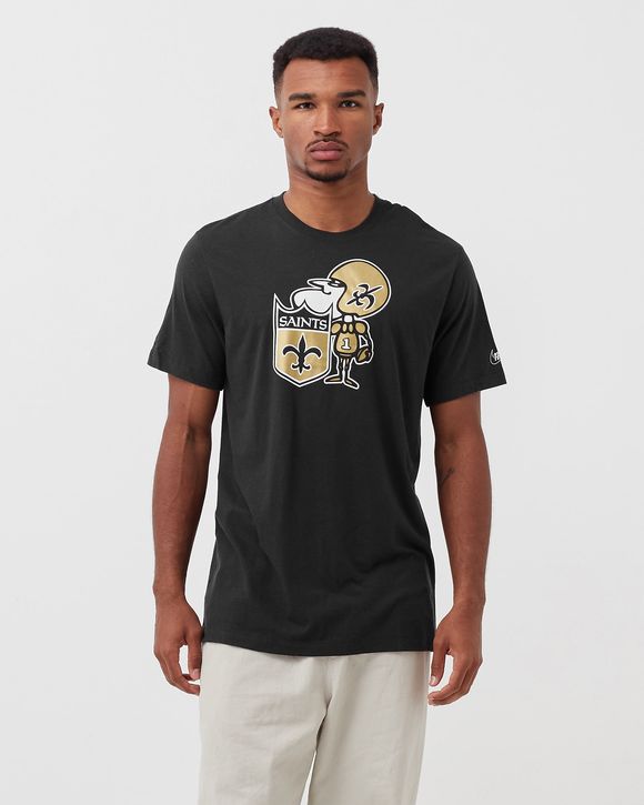 New Orleans Saints Black Historic Triblend Tee