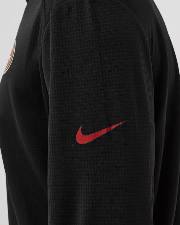 NFL San Francisco 49ers Mens Nike Logo Pacer Half Zip