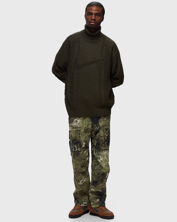 Nike Life Men's Cable Knit Turtleneck Sweater