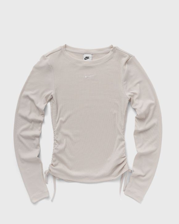 Nike Sportswear Women's Ribbed Long-Sleeve Mod Crop Top