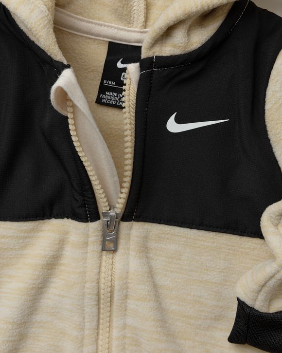 SPACE DYED SHERPA HOODED COVERALL