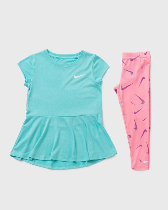 SWOOSH TOP AND LEGGINGS 2-PIECE SET