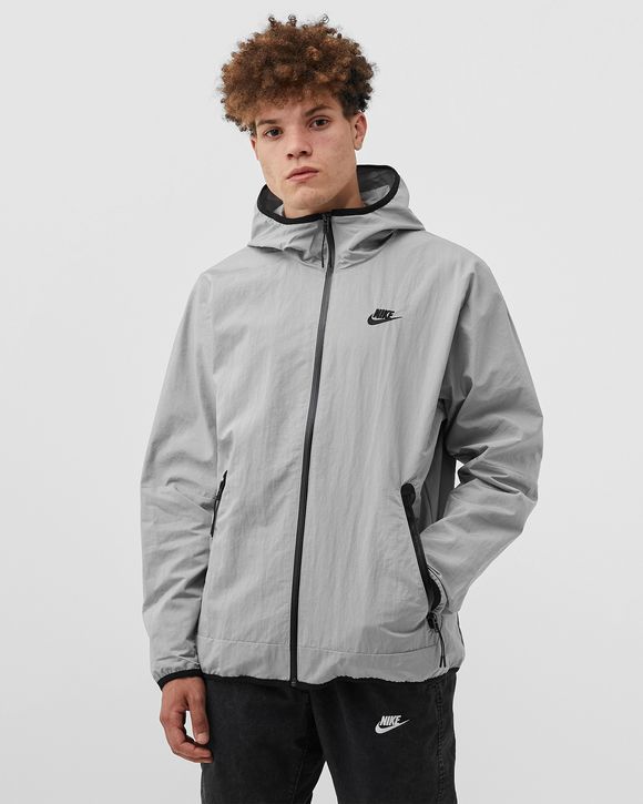 Tech Woven Full-Zip Lined Hooded Jacket