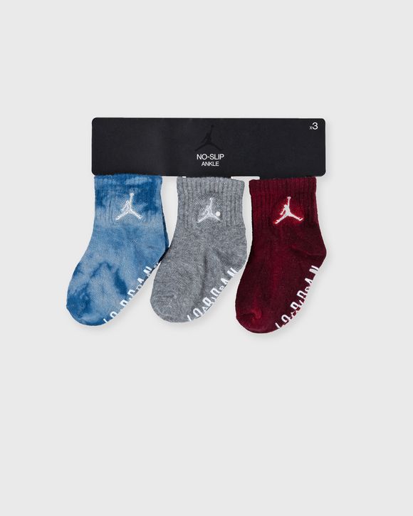 TIE-DYE GRIPPER INFANT/TODDLER ANKLE 3 PK