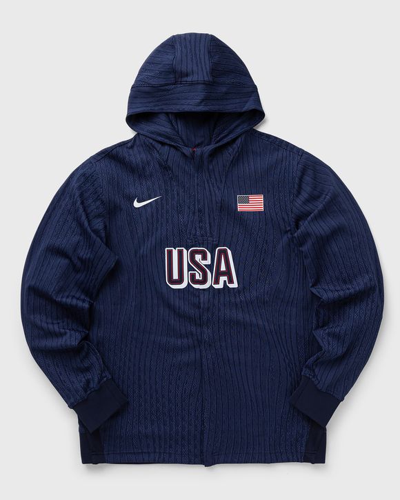 Nike USA DRI-FIT ADV BASKETBALL GAME JACKET OLYMPICS 2024 Blue