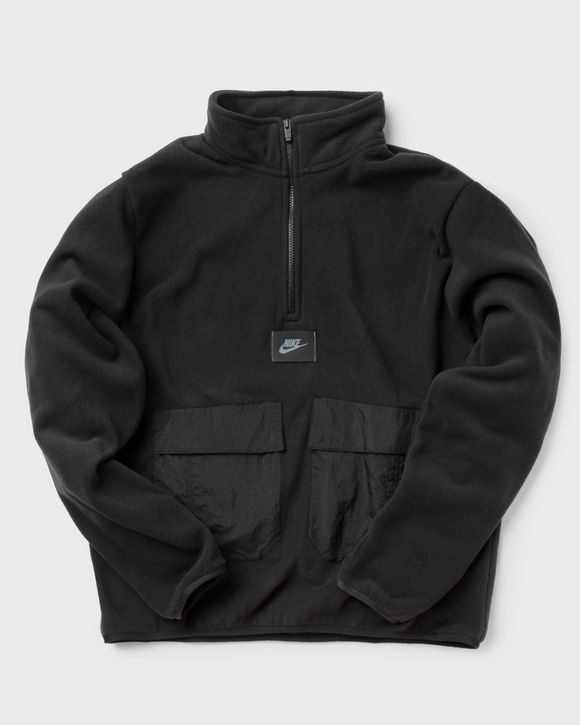 UTILITY POLAR FLEECE HALF ZIP SWEATSHIRT