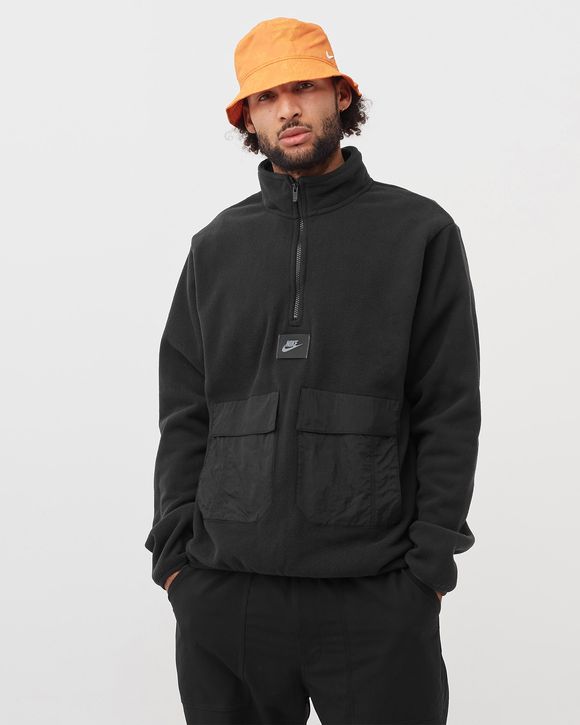 UTILITY POLAR FLEECE HALF ZIP SWEATSHIRT