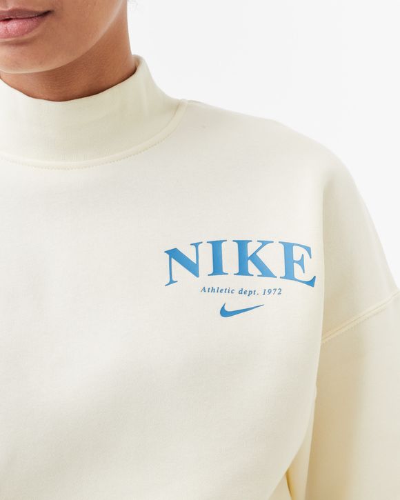 WMNS ESSENTIALS FLEECE MOCK CREW