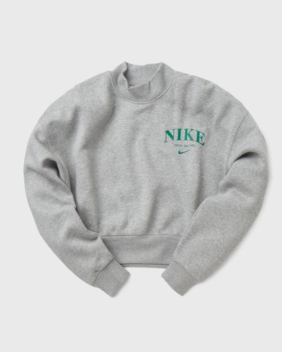 WMNS ESSENTIALS FLEECE MOCK CREW SWEATSHIRT