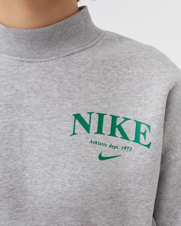 WMNS ESSENTIALS FLEECE MOCK CREW SWEATSHIRT