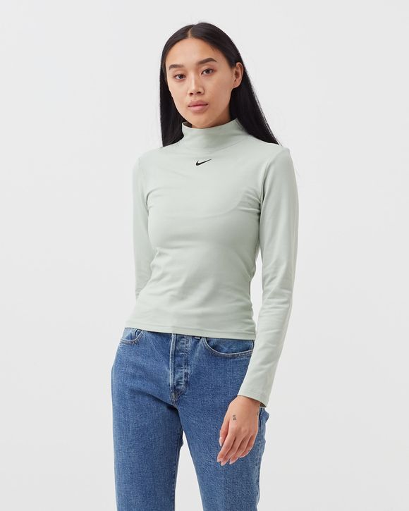 WMNS ESSENTIALS Longsleeve Mock Top
