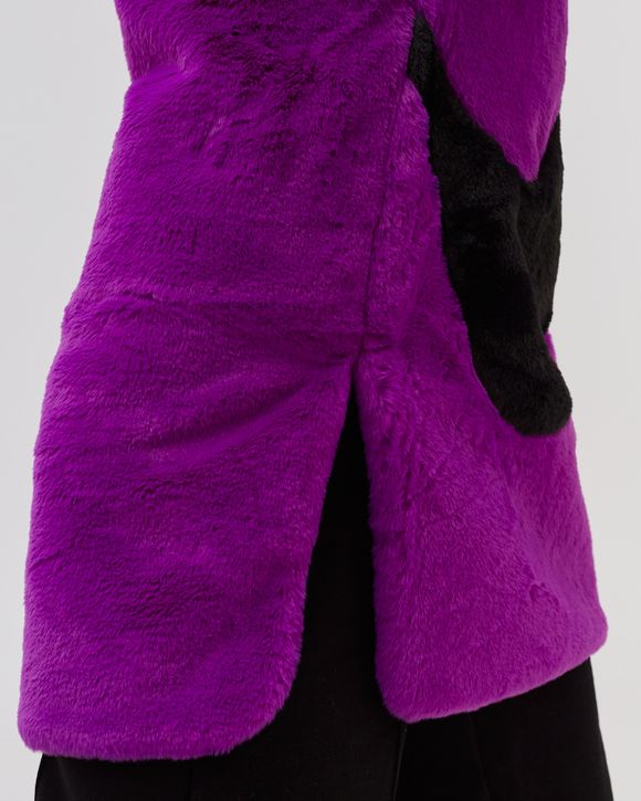 WMNS Plush Faux Fur Long Jacket